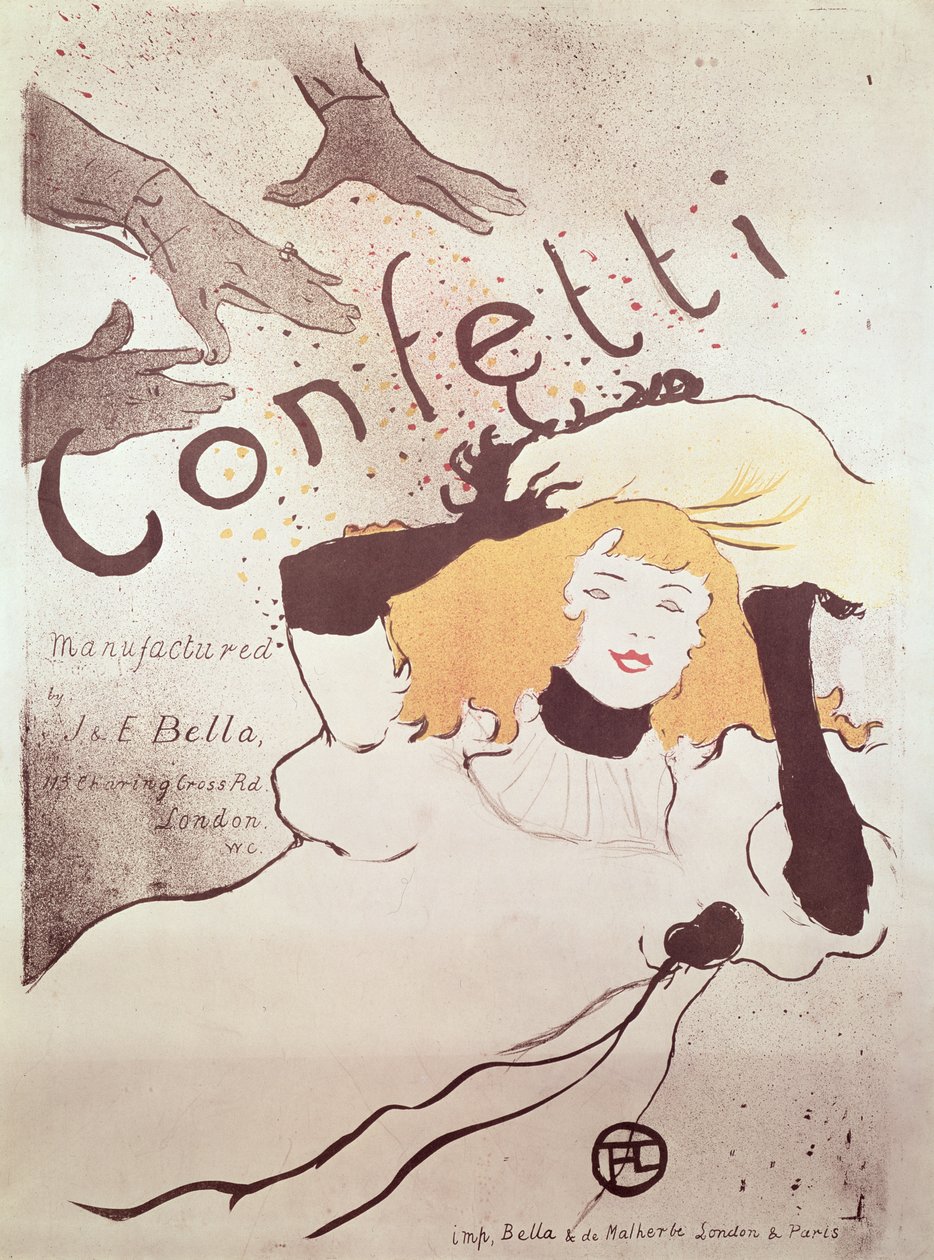 Konfety, 1893 (viz také 84459) od Henri de Toulouse Lautrec