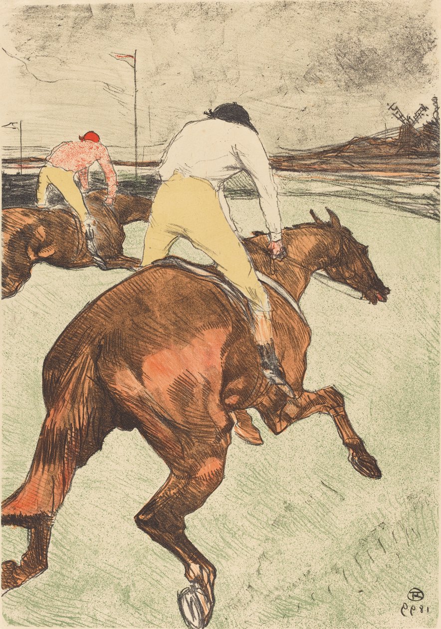 Žokej od Henri de Toulouse Lautrec