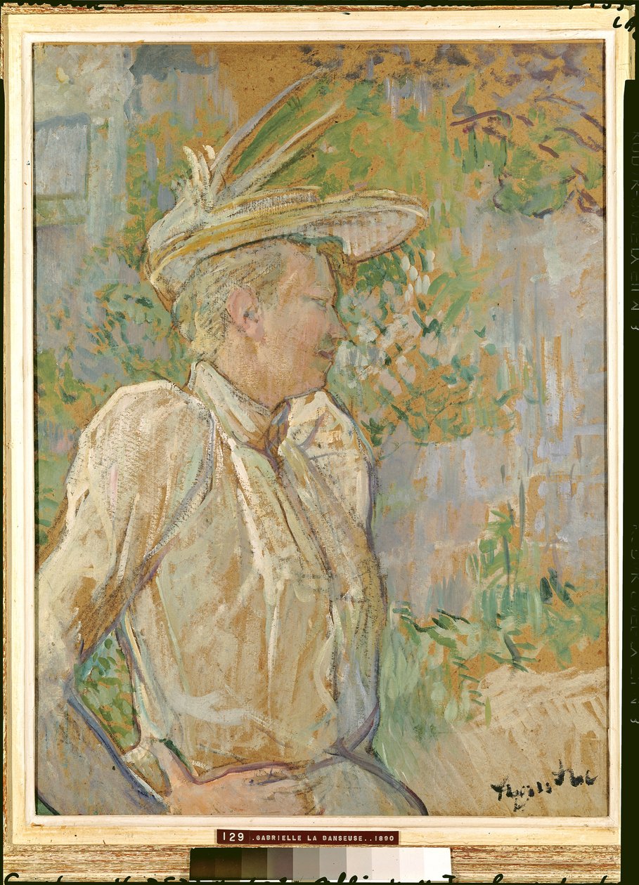 Gabrielle tanečnice, 1890 od Henri de Toulouse Lautrec