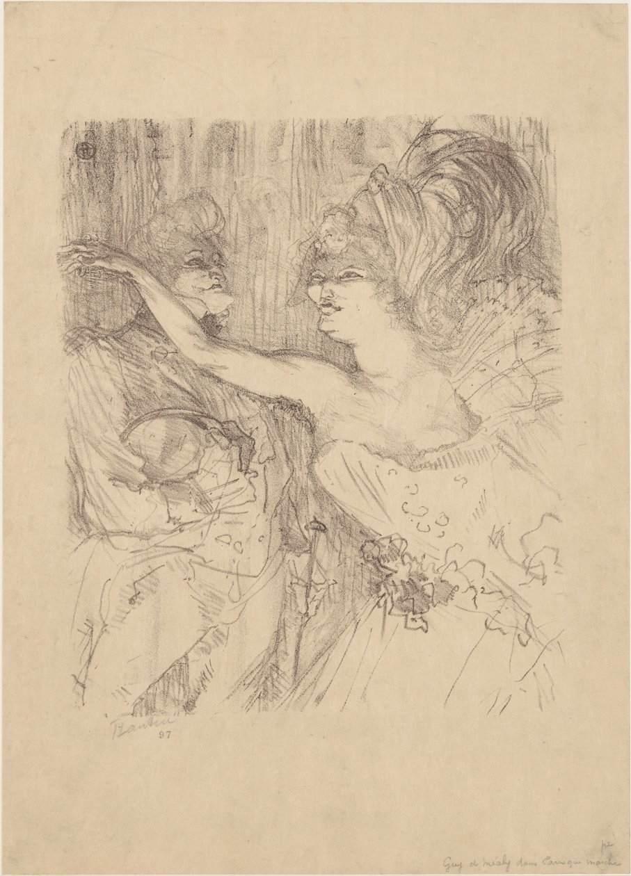 Chlap a Mealy od Henri de Toulouse Lautrec