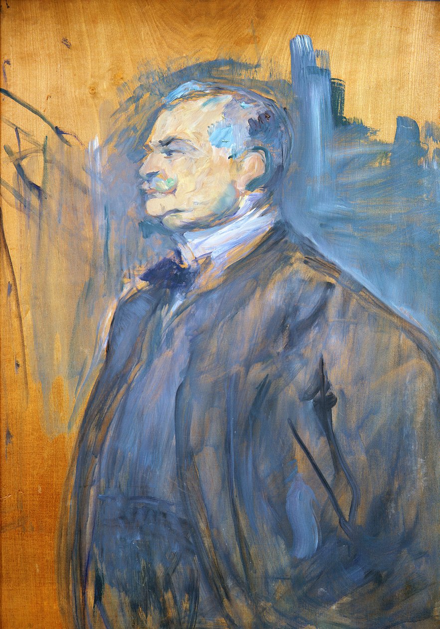 Portrét de M. Manziho (panel) od Henri de Toulouse Lautrec