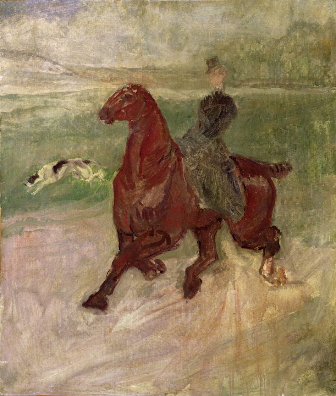 Amazonka, 1882 od Henri de Toulouse Lautrec