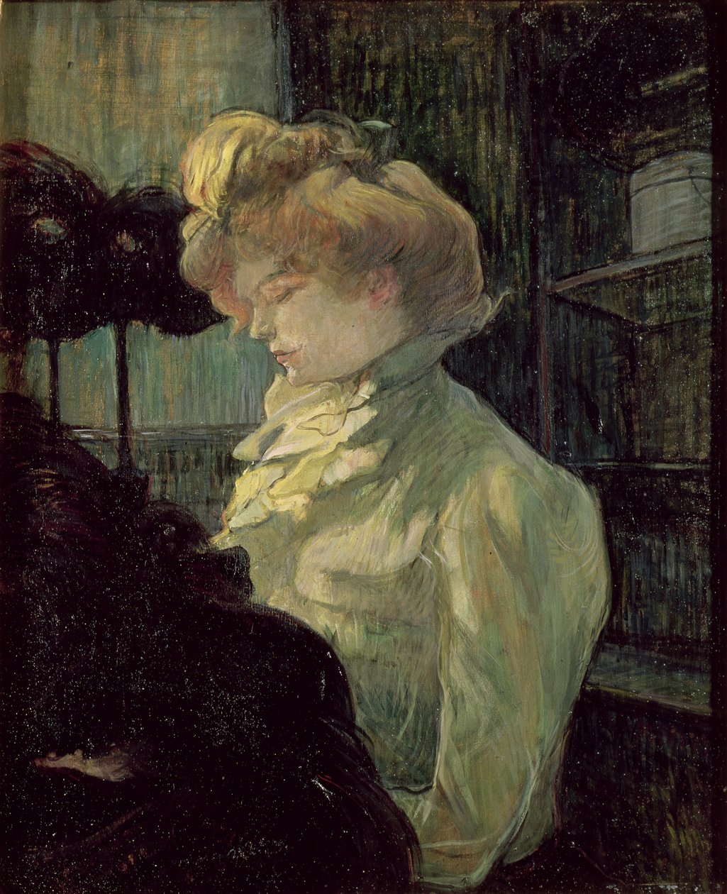 The Milliner, 1900 (deska) od Henri de Toulouse Lautrec