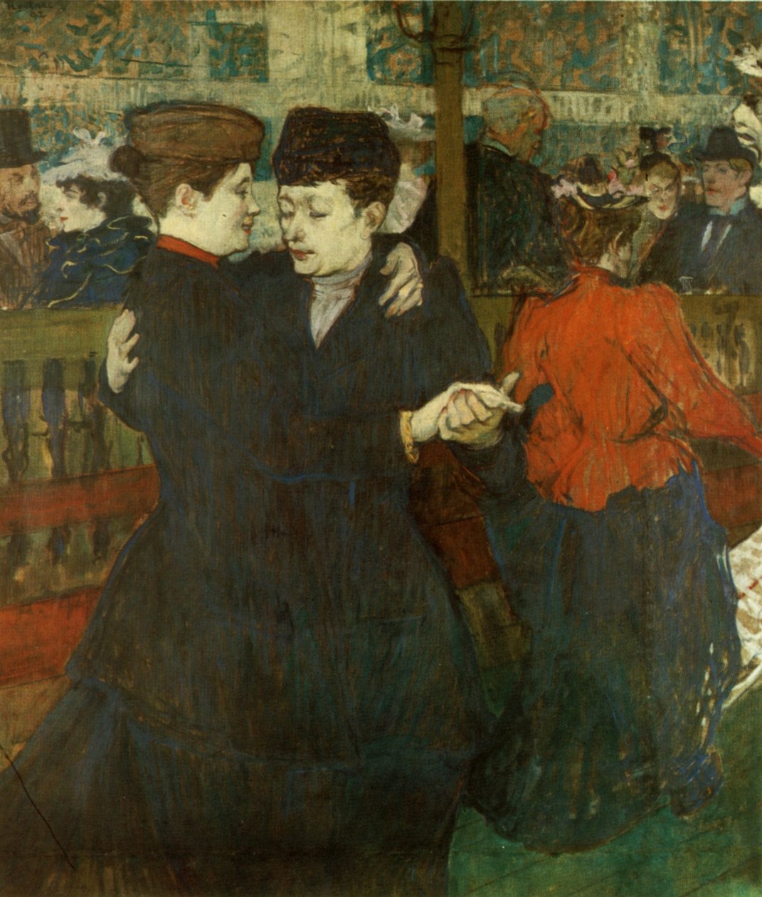 Dvě tančící ženy od Henri de Toulouse Lautrec