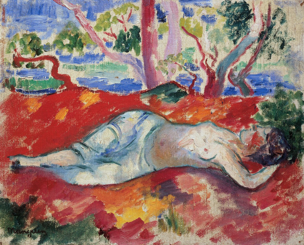 Spící žena od Henri Charles Manguin