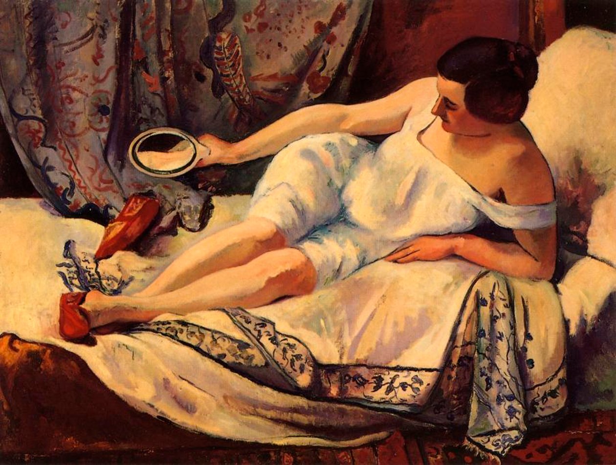 Žena vstává od Henri Charles Manguin