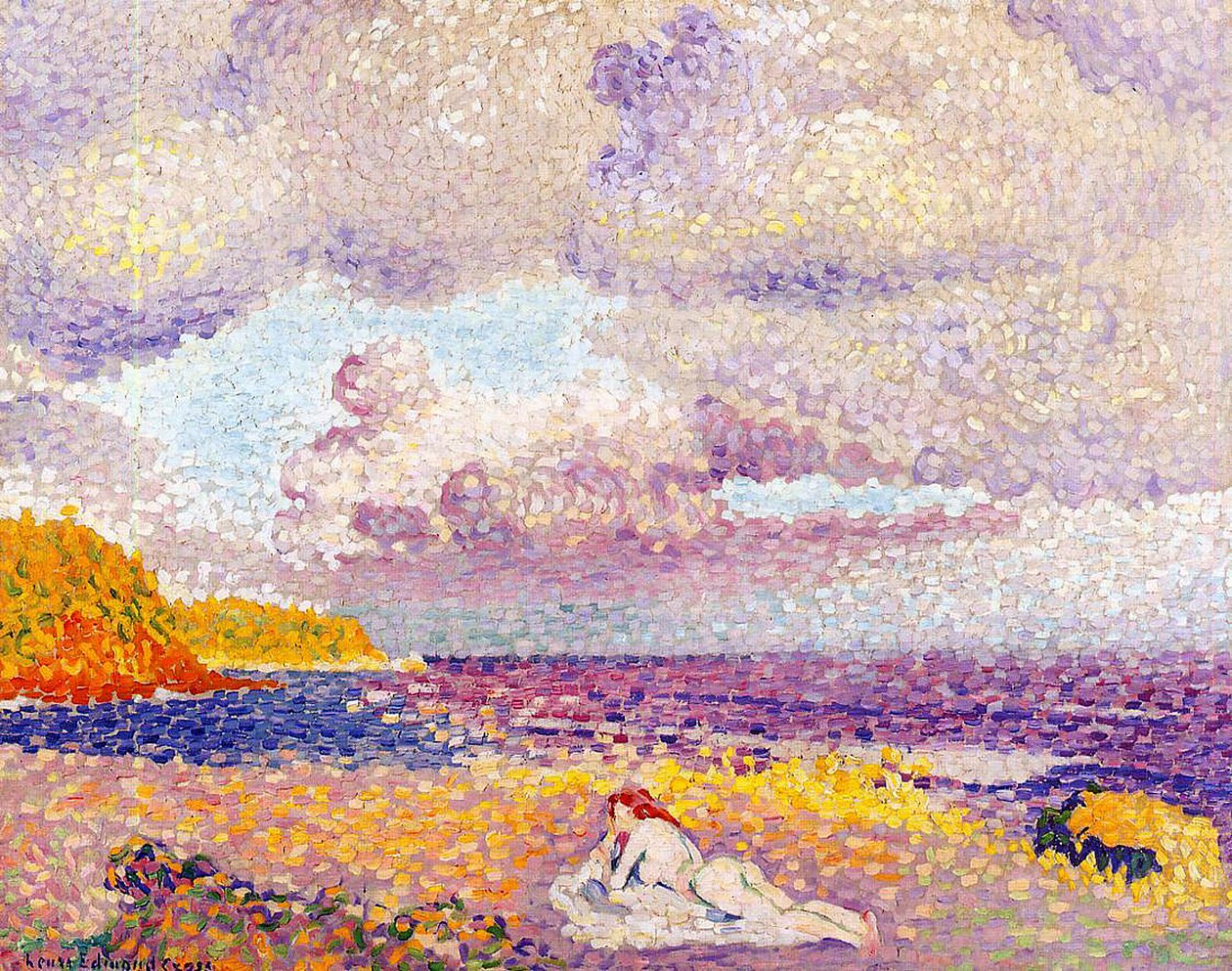 Příchozí bouře, 1907-08 od Henri Edmond Cross