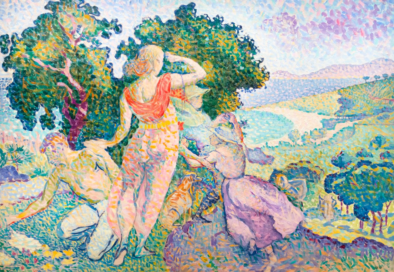 Výletníci od Henri Edmond Cross