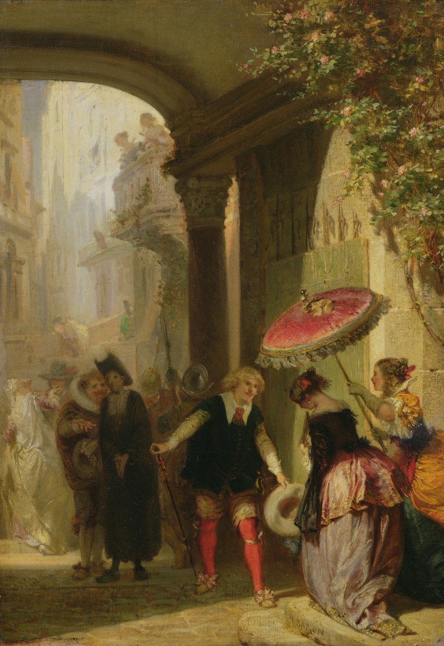Ulice v Grenadě od Henri Baron