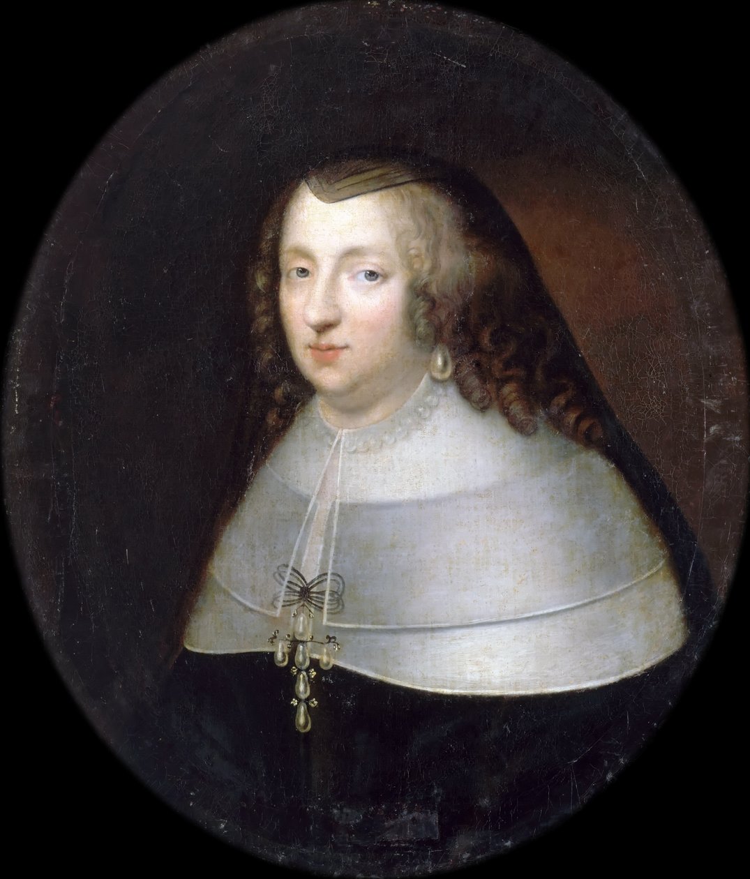 Portrét Anny Rakouské 1601-1666 od Henri Beaubrun