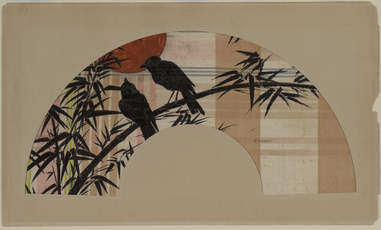Ventilátor, c. 1890. od Henri Charles Guérard