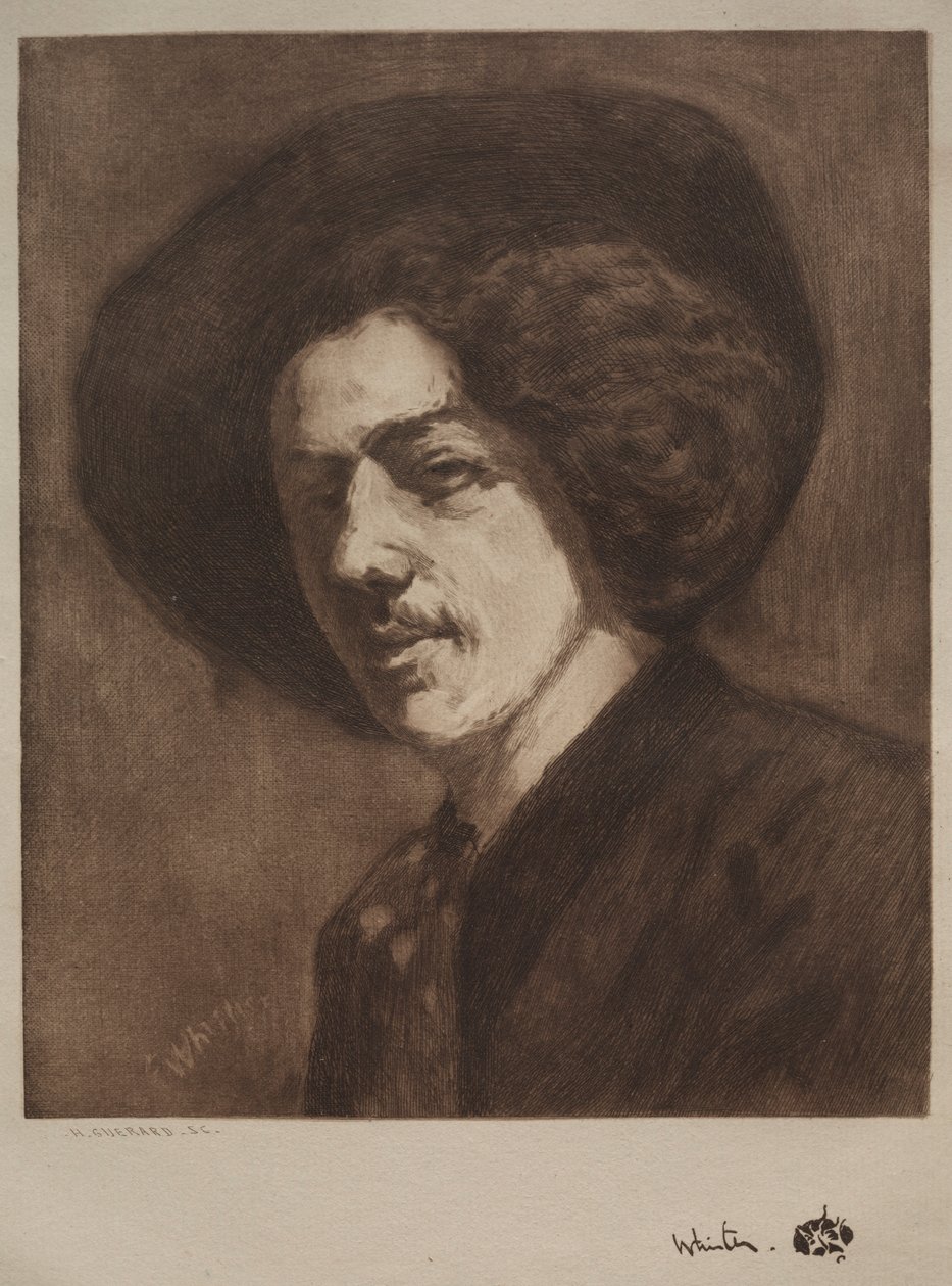 James McNeill Whistler. od Henri Charles Guérard