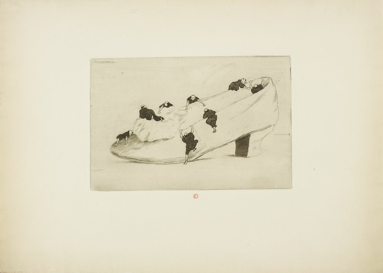The Assault of the Shoe od Henri Charles Guérard