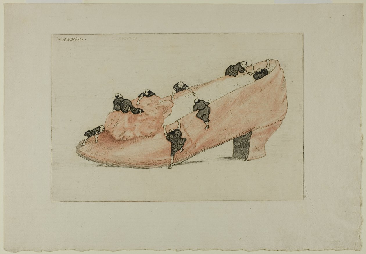 The Assault of the Shoe od Henri Charles Guérard