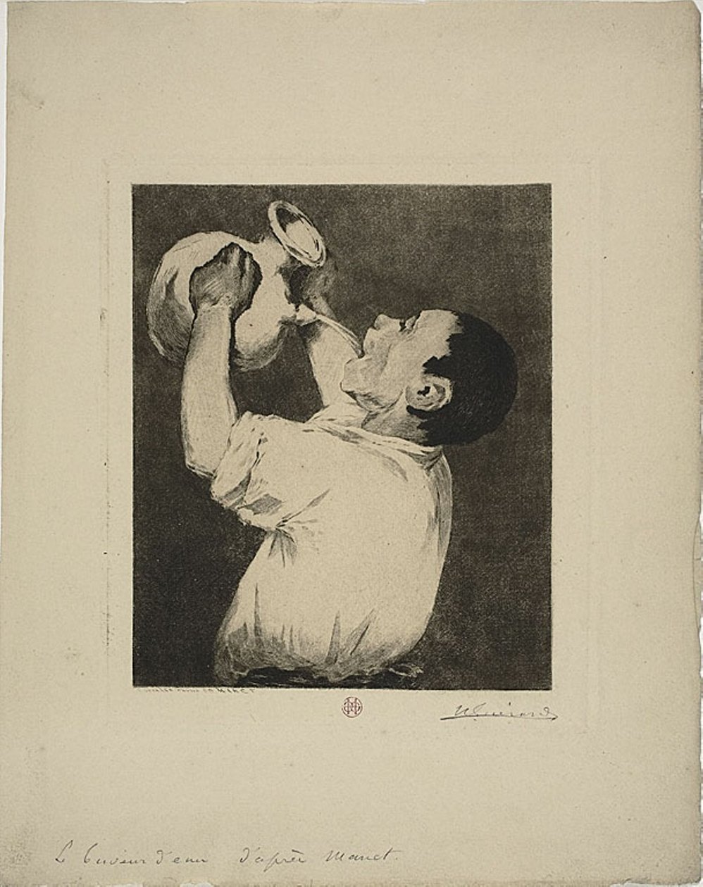 Piják vody od Henri Charles Guérard