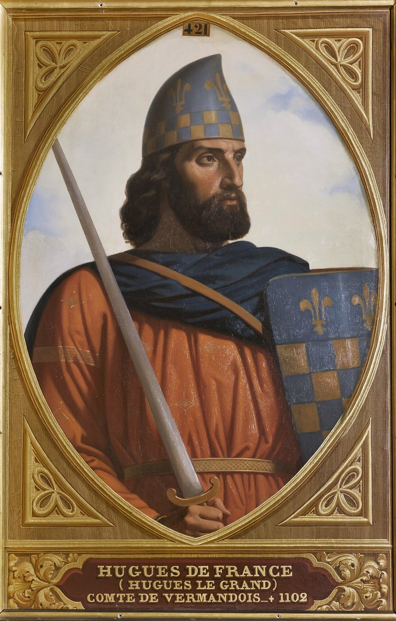 Hugh I, hrabě z Vermandois 1057-1101, 40. léta 19. století. od Henri Decaisne