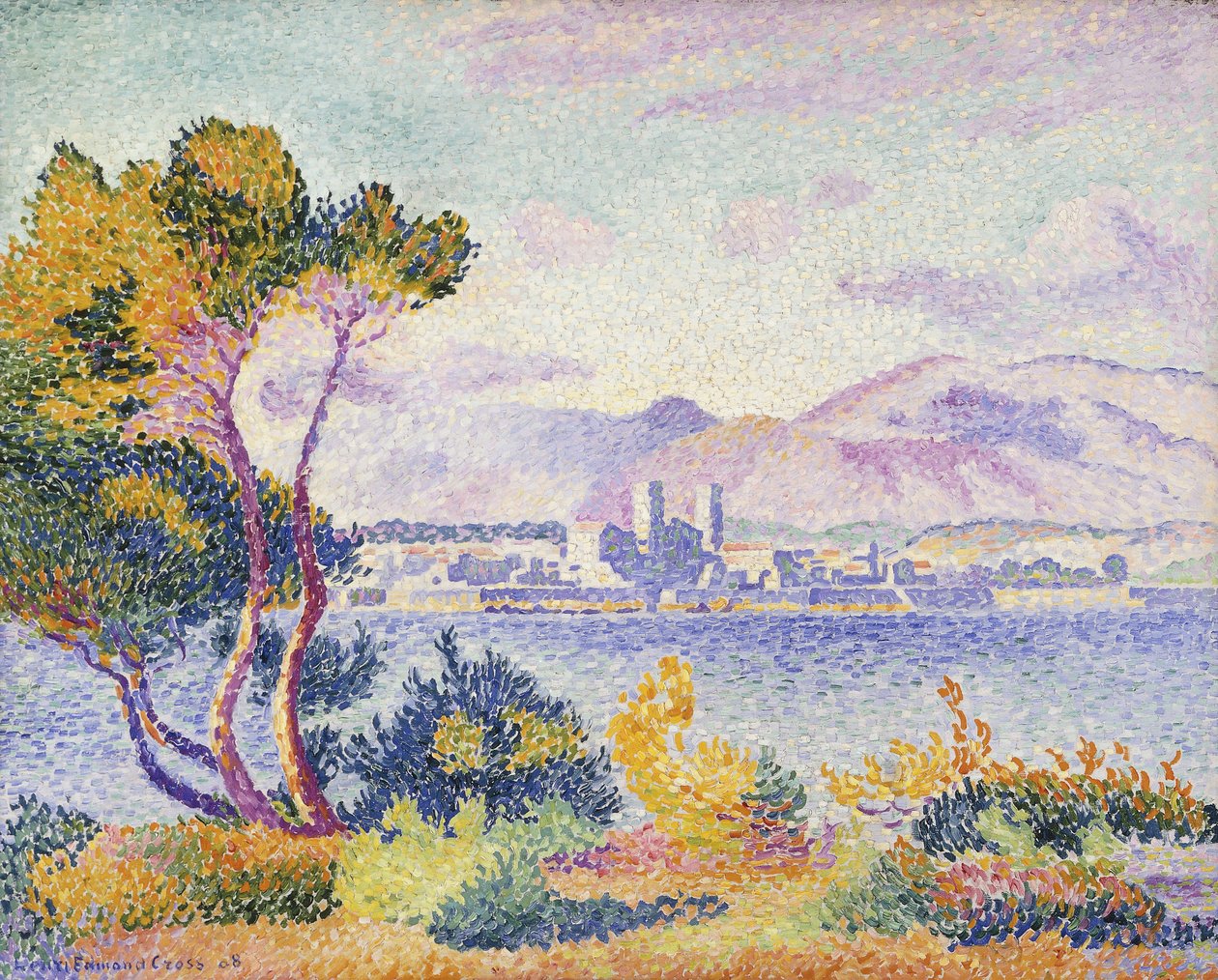 Antibes, odpoledne, 1908 od Henri Edmond Cross