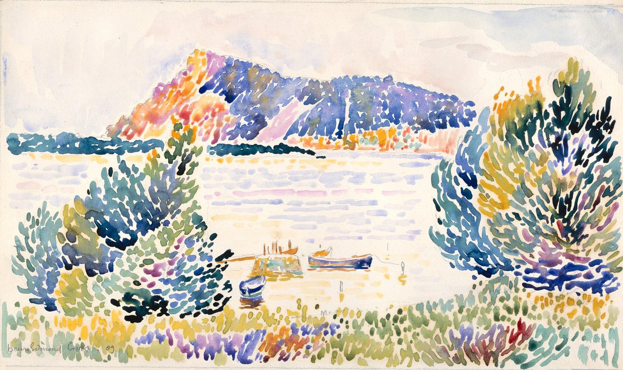 Lippis musta, 1909. od Henri Edmond Cross