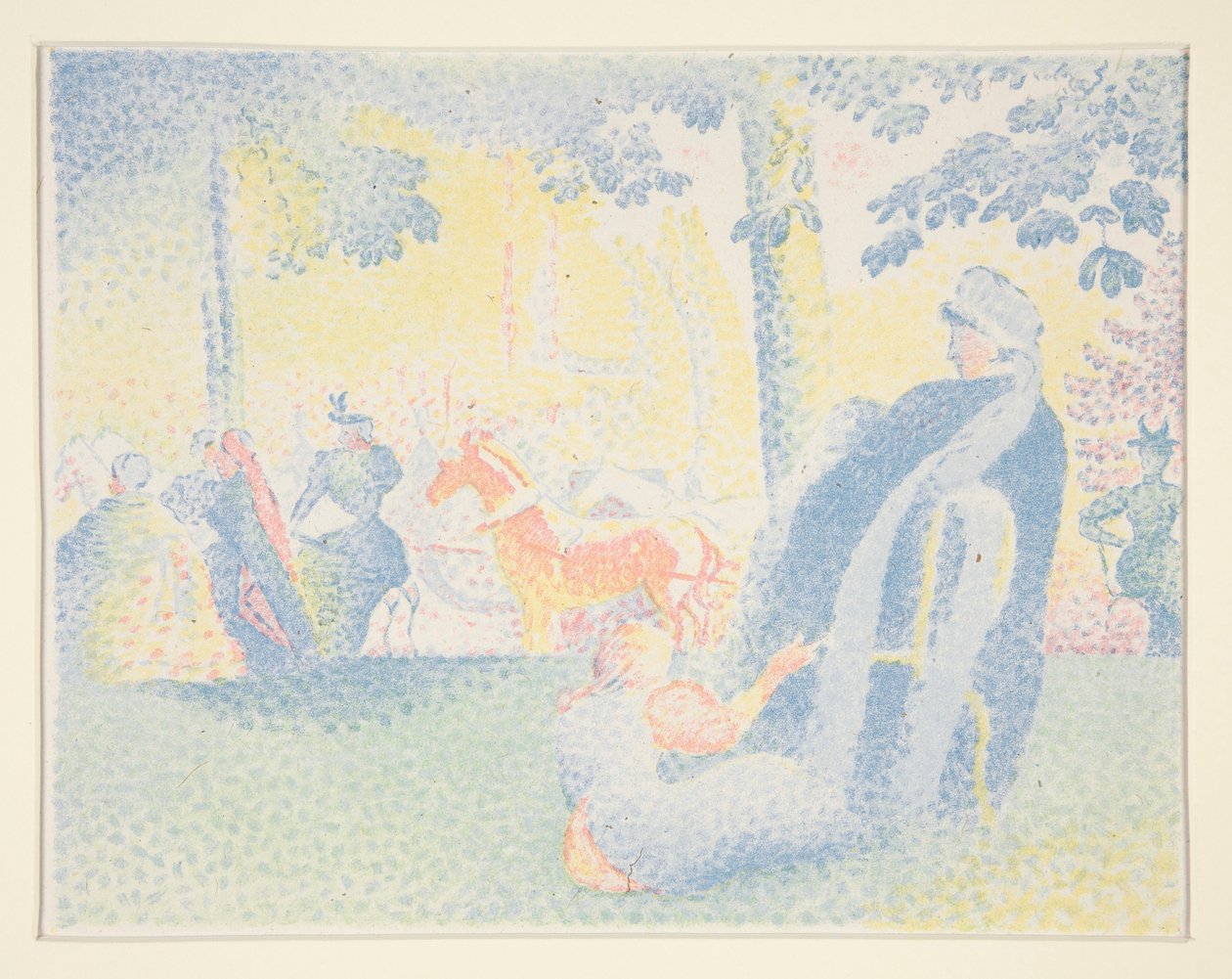 Champs Elysees od Henri Edmond Cross