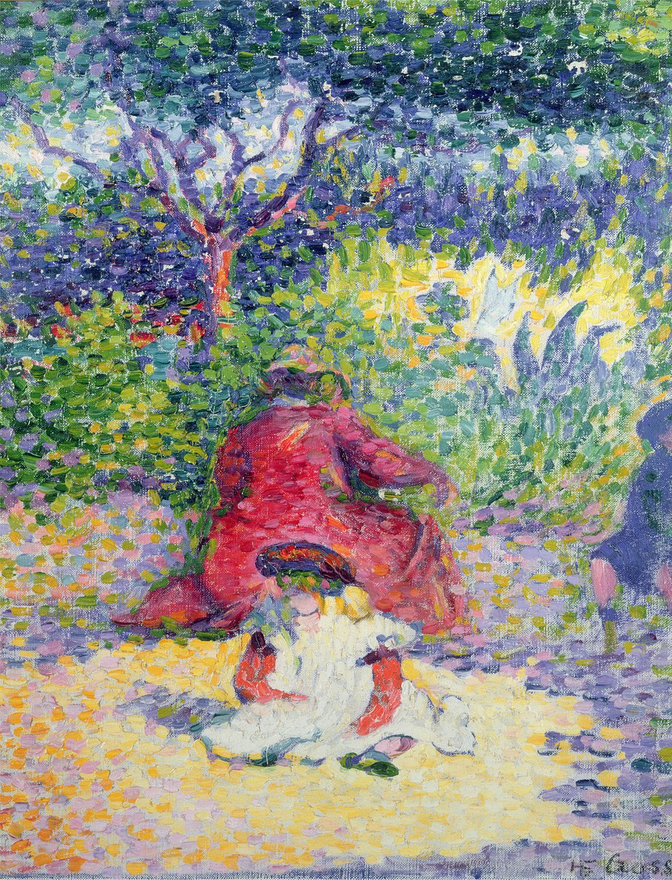 Na zahradě od Henri Edmond Cross