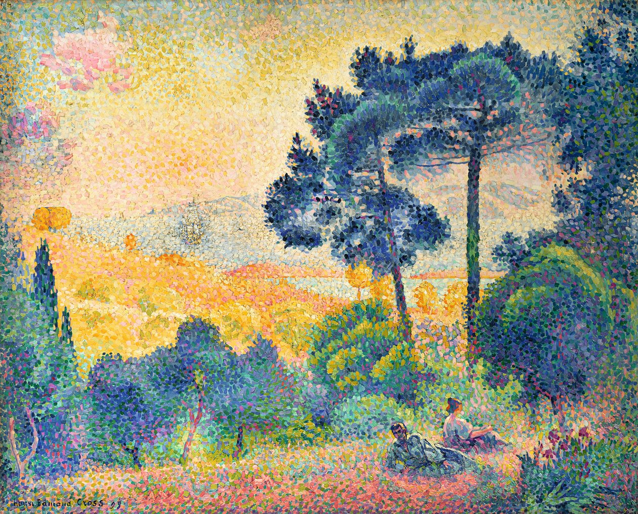 Krajina Provence, 1898. od Henri Edmond Cross