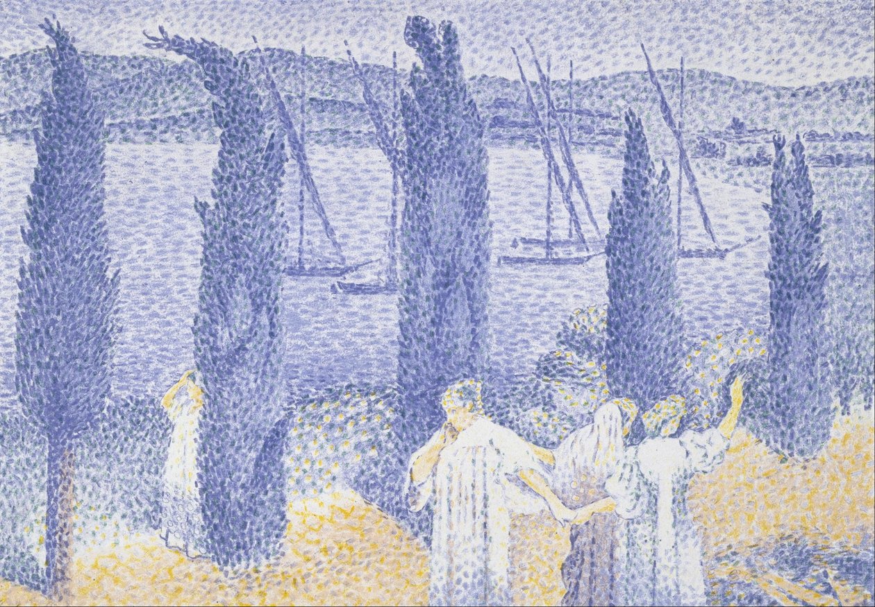 Promenáda od Henri Edmond Cross