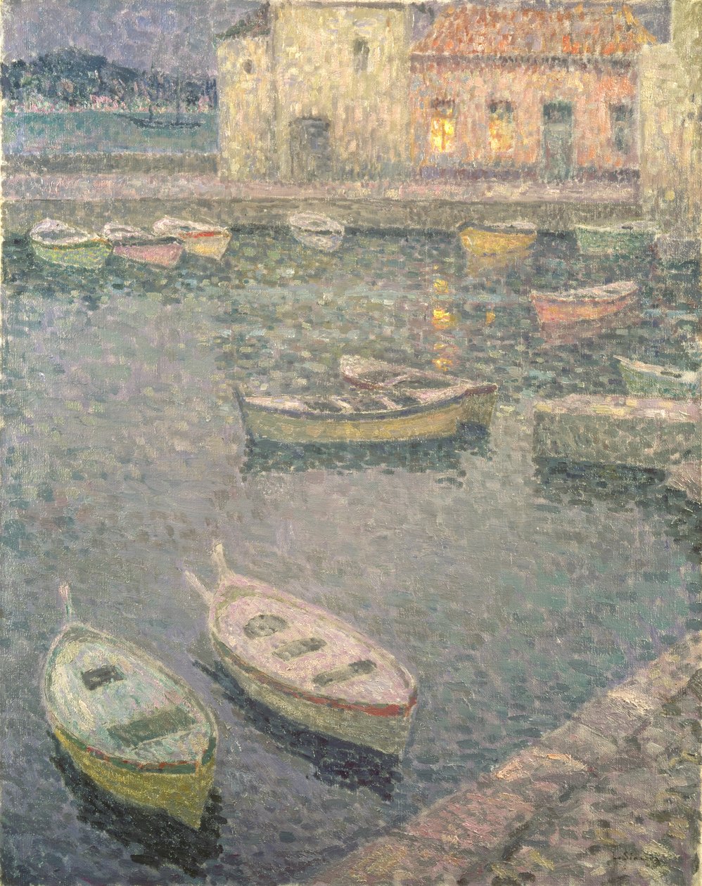 Villefranche sur mer od Henri Eugene Augustin Le Sidaner
