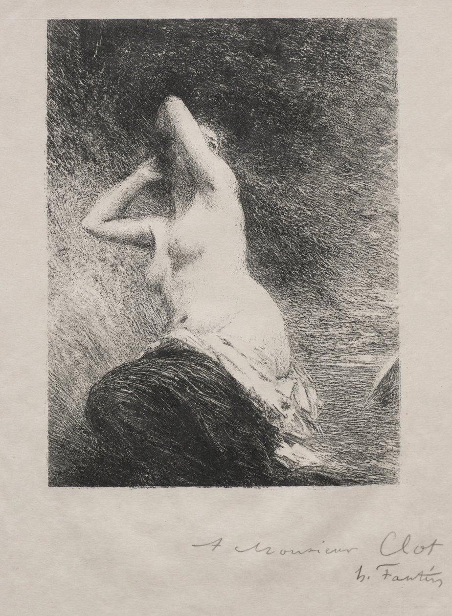 Ariadne od Ignace Henri Jean Fantin Latour