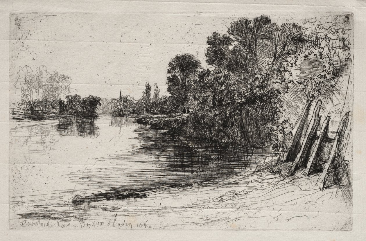 trajekt Brentford od Ignace Henri Jean Fantin Latour