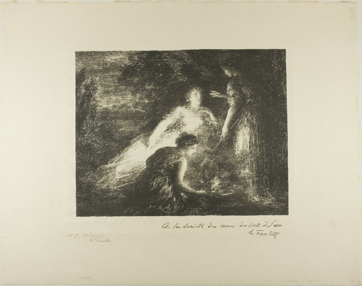 Kletba od Ignace Henri Jean Fantin Latour