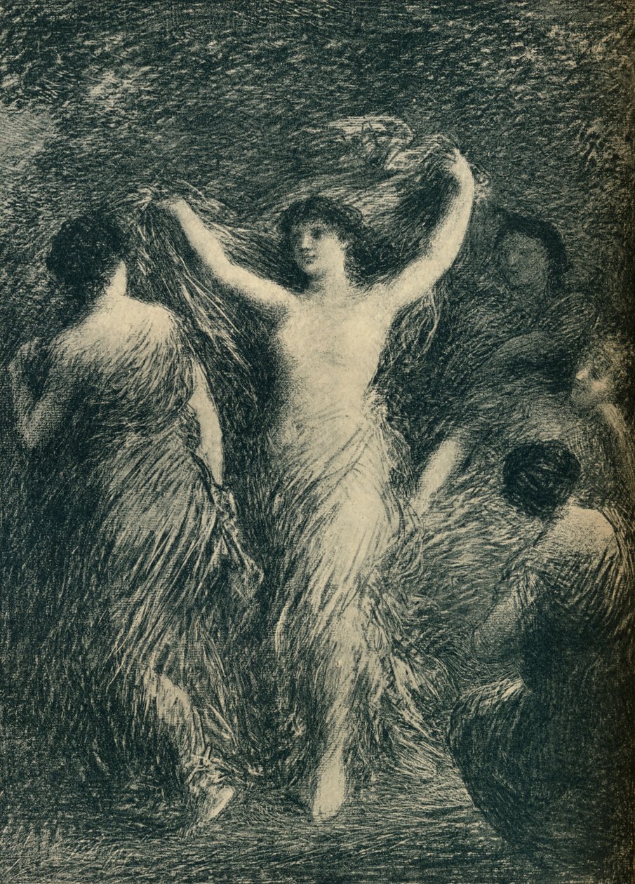 Danseuses, c1900 od Ignace Henri Jean Fantin Latour