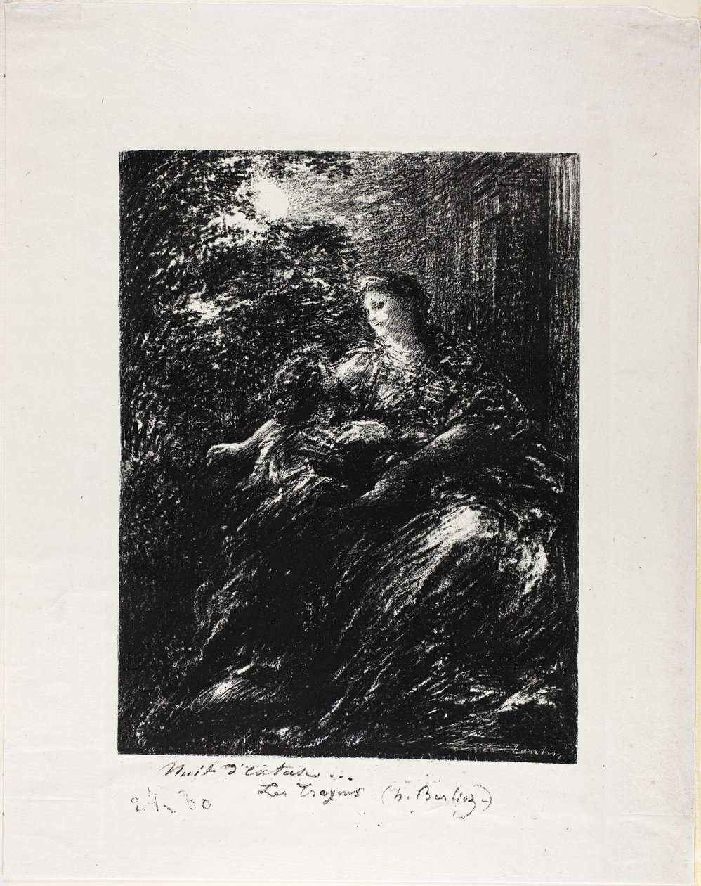Duet Trojanů, šestá deska od Ignace Henri Jean Fantin Latour
