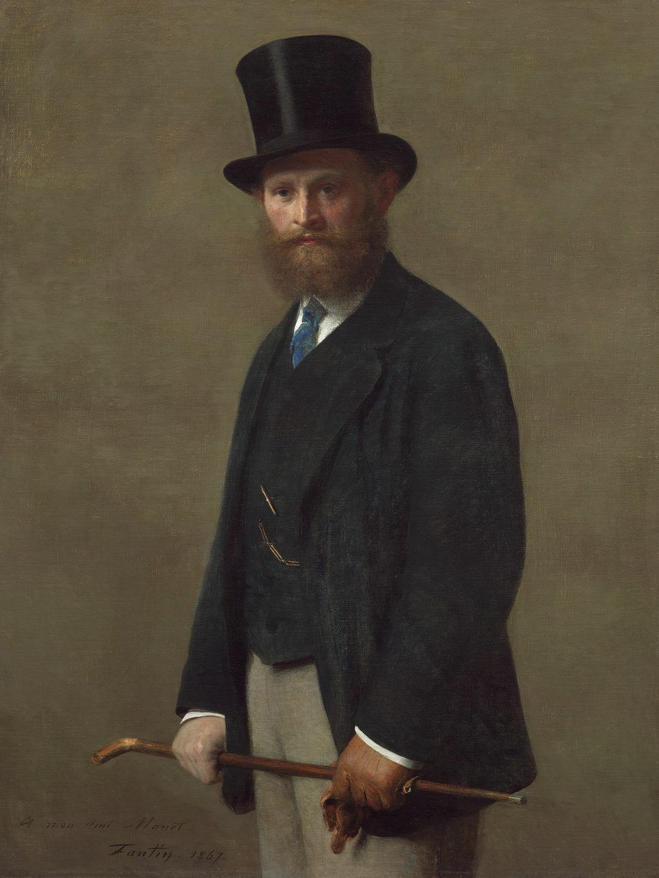 Edouard Manet, 1867. od Ignace Henri Jean Fantin Latour