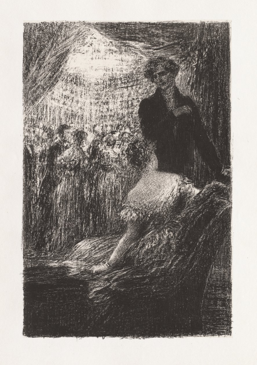 Fantastická symfonie: Ples od Ignace Henri Jean Fantin Latour
