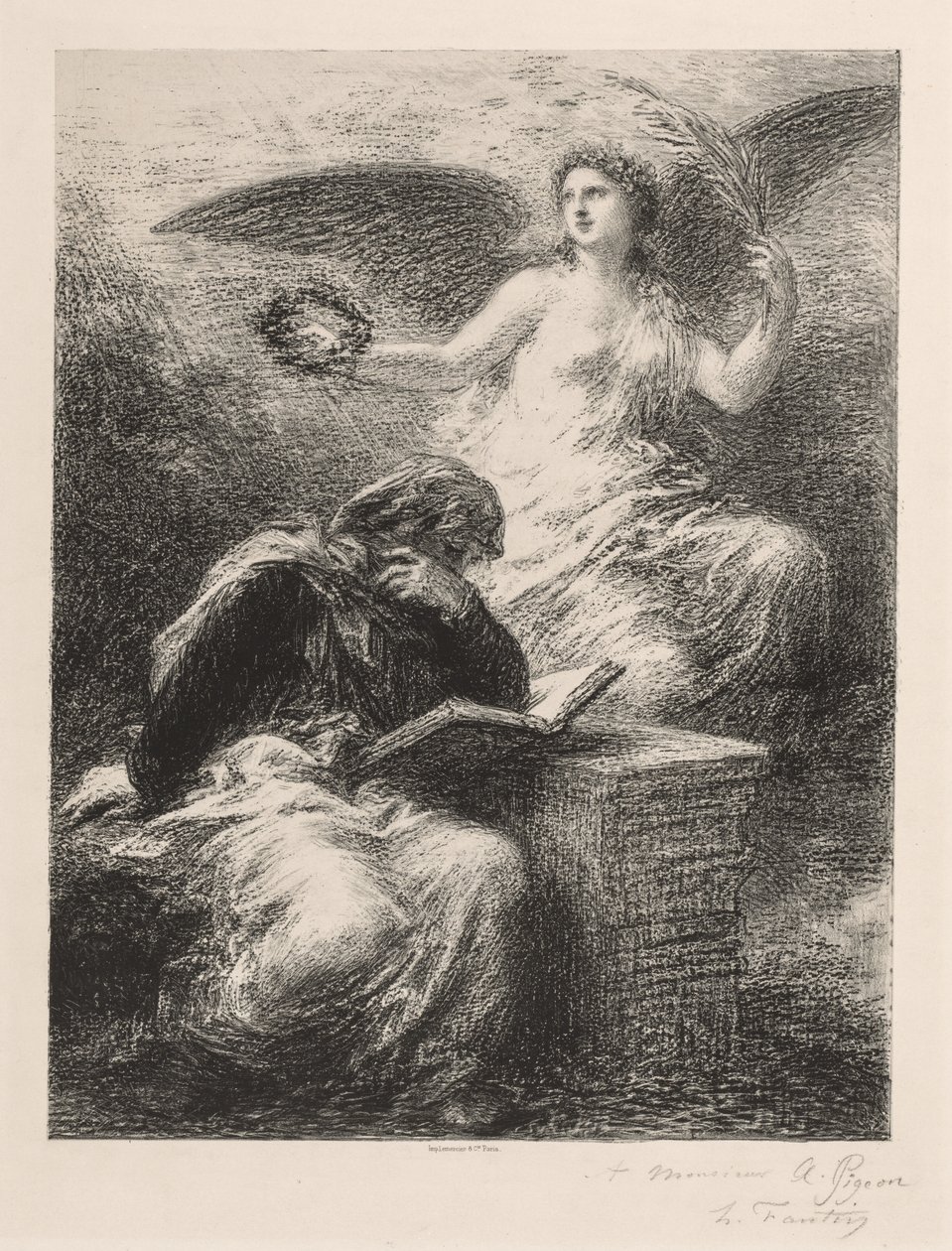 Sláva od Ignace Henri Jean Fantin Latour
