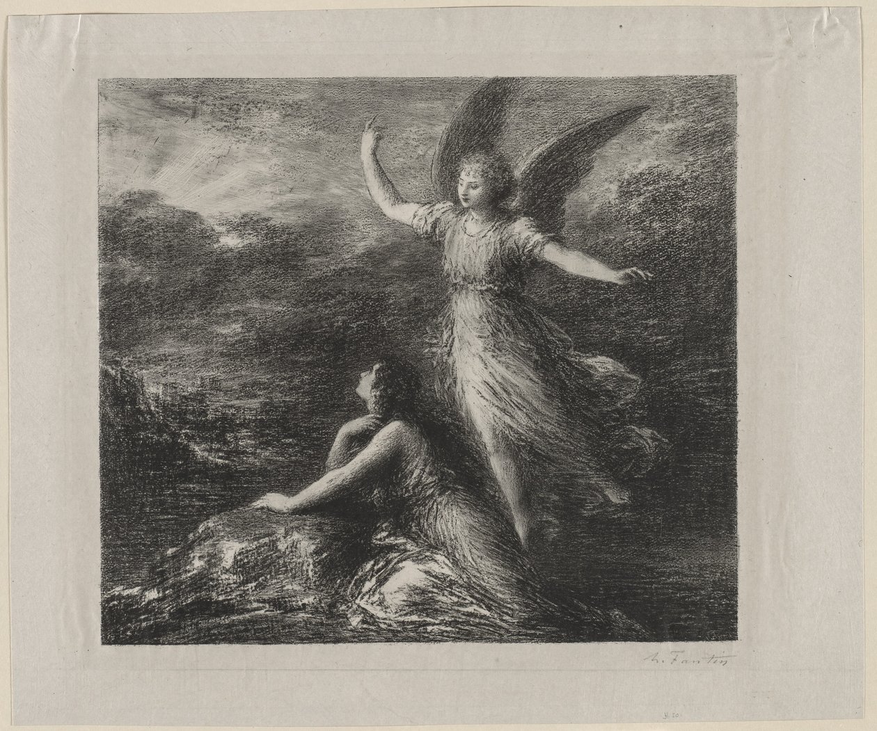 Paratiisi ja Peri od Henri Fantin Latour
