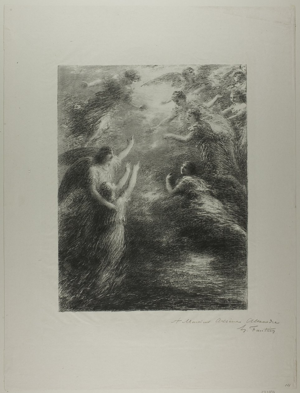 Paradise and the Peri: Finale od Ignace Henri Jean Fantin Latour