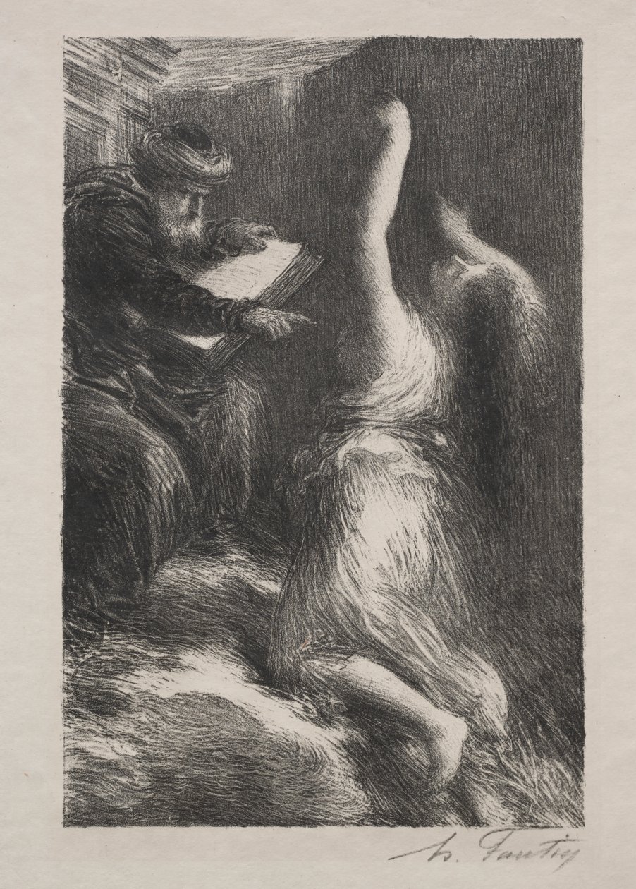 Parsifal, dějství II: Evokace Kundry od Ignace Henri Jean Fantin Latour