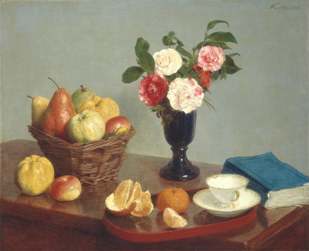 Zátiší, 1866. od Ignace Henri Jean Fantin Latour