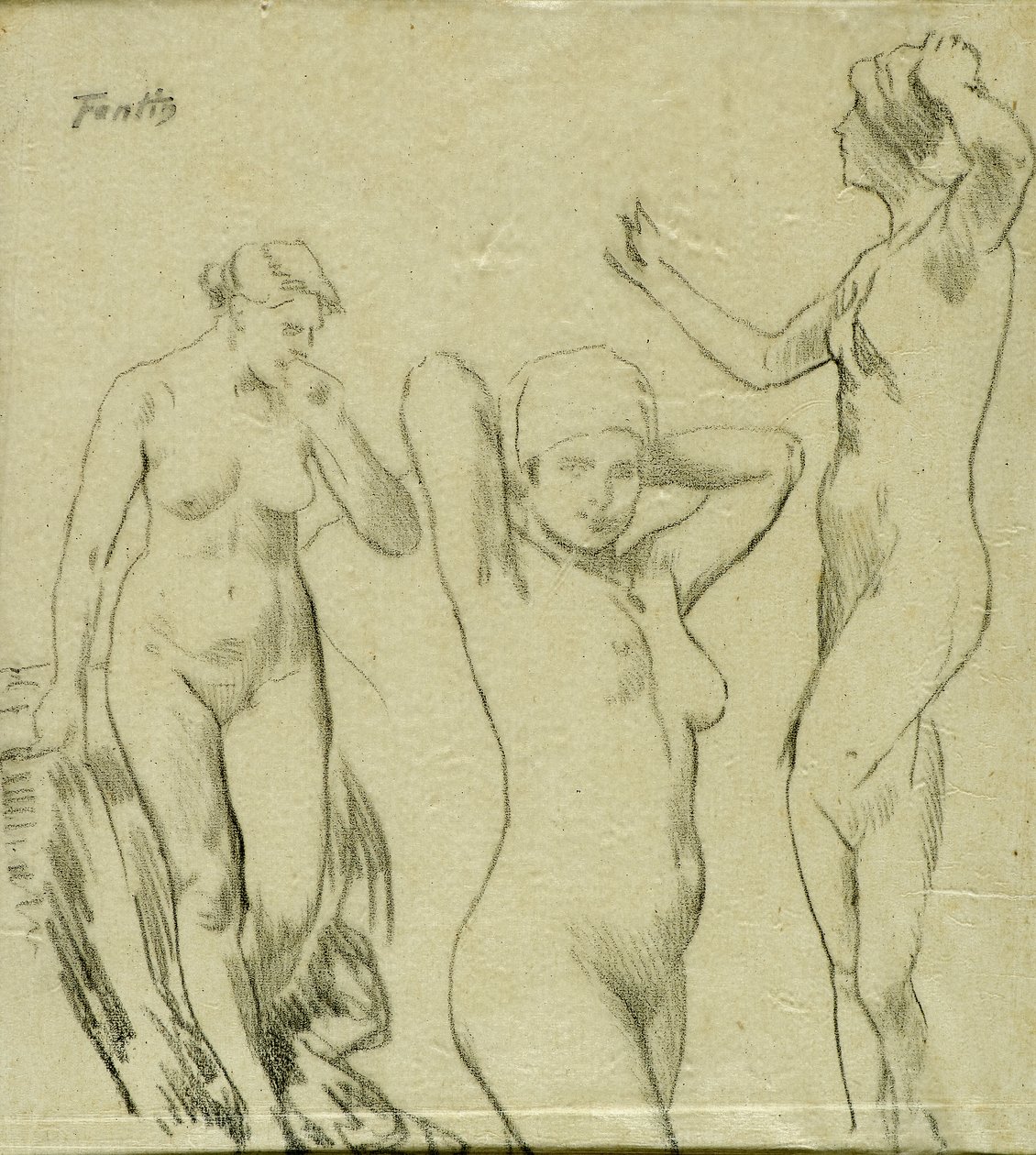 Studium [ženské akty] od Ignace Henri Jean Fantin Latour