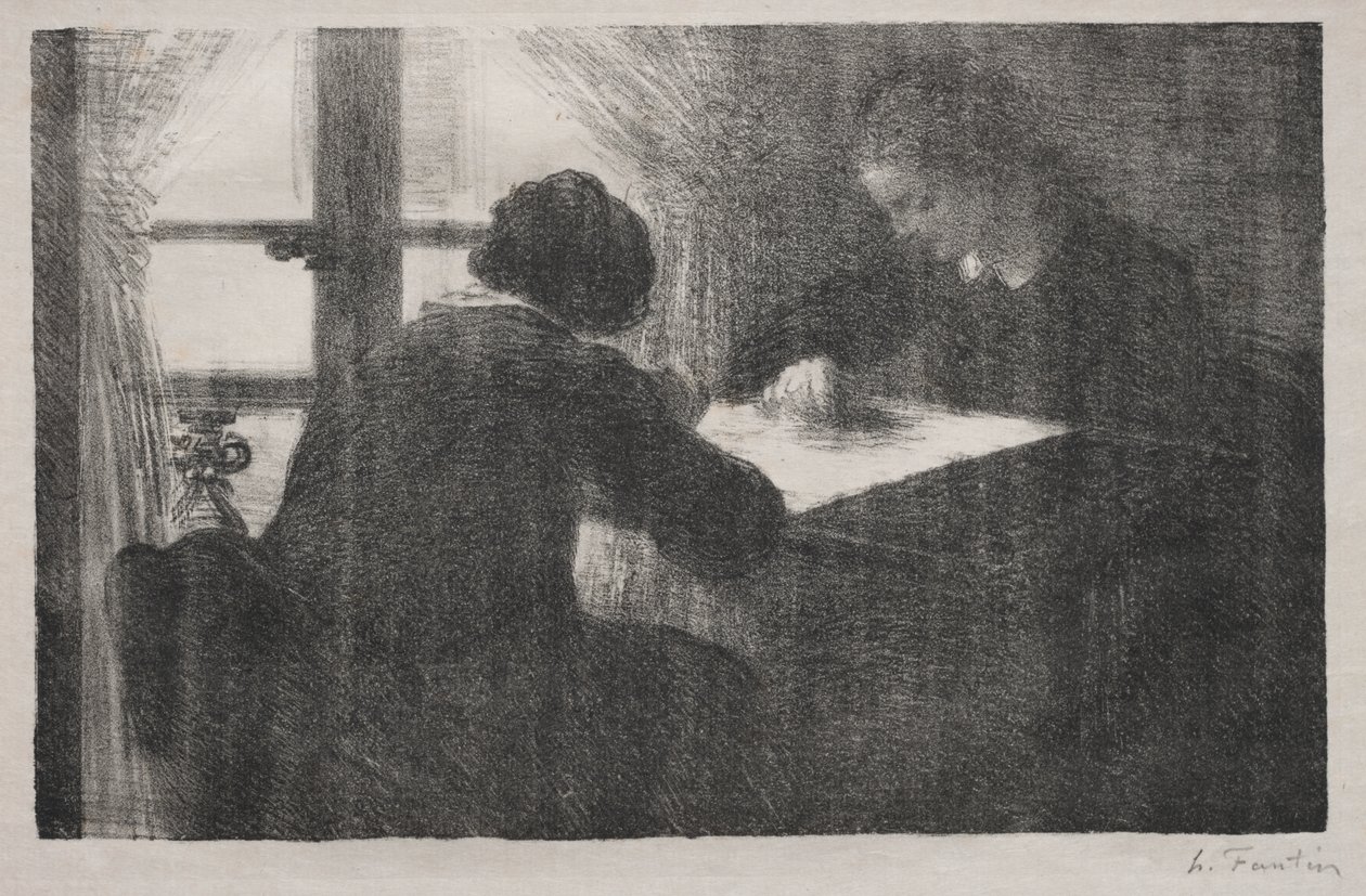 Vyšívači od Ignace Henri Jean Fantin Latour