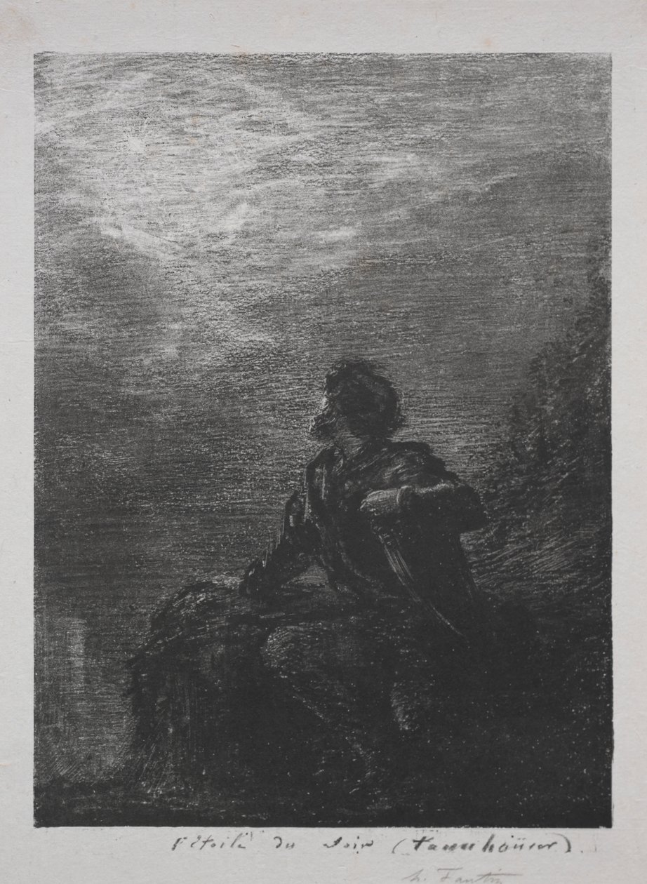 Večernice od Ignace Henri Jean Fantin Latour