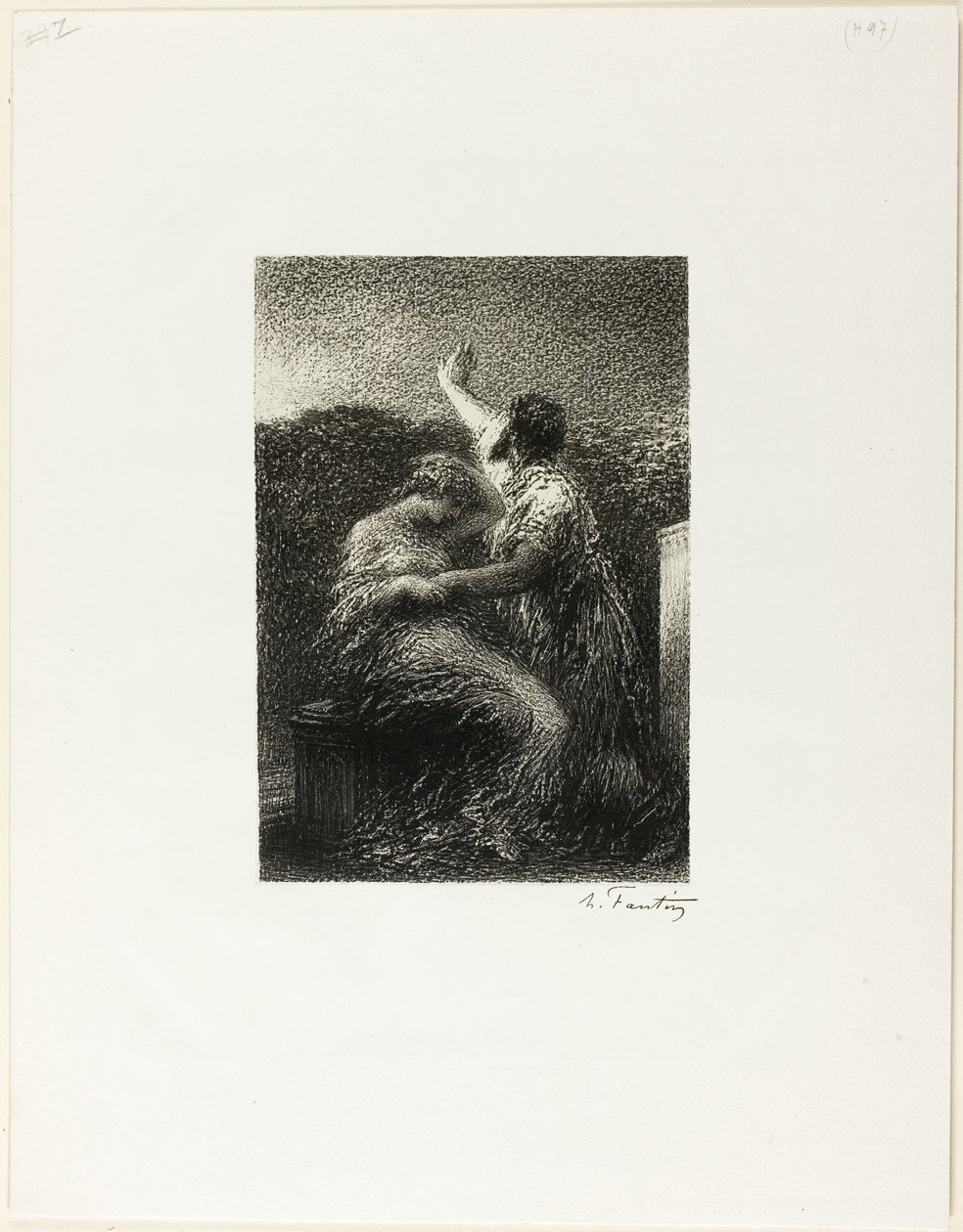 Mág Balthasar a Fatima od Ignace Henri Jean Fantin Latour