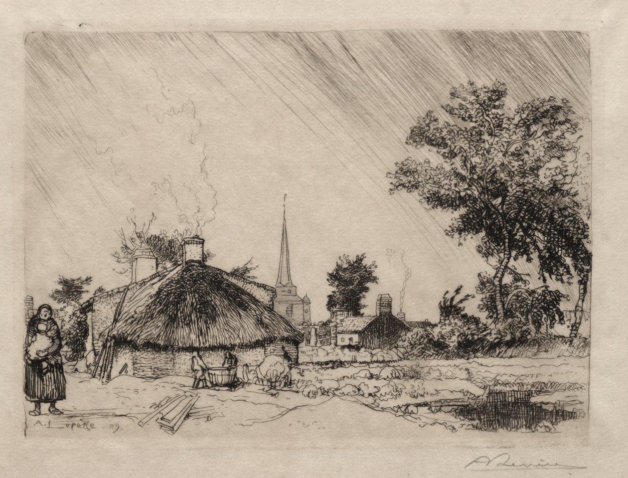 Sprcha: St. Jean-de-Monte od Ignace Henri Jean Fantin Latour