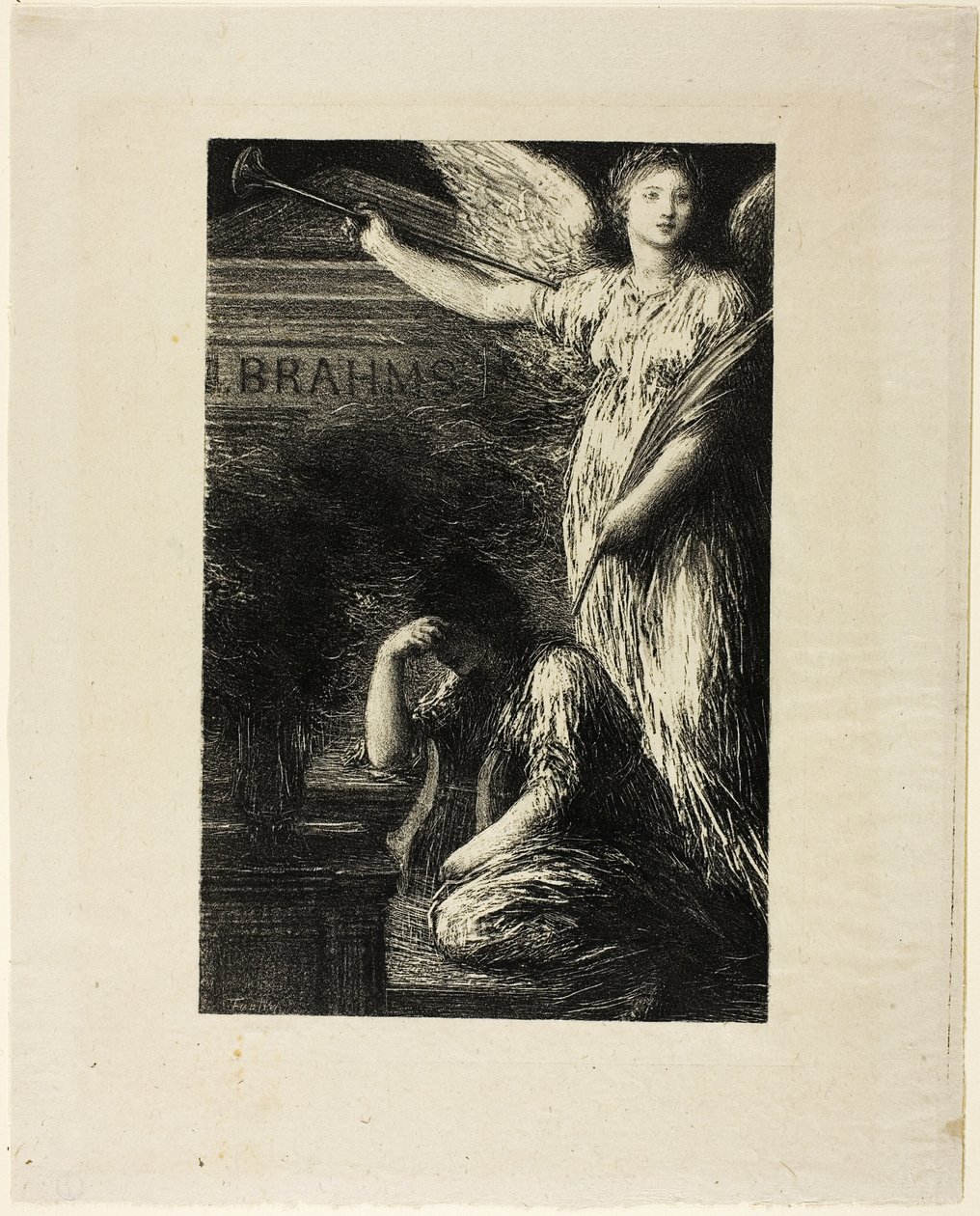 J. Brahmsovi od Ignace Henri Jean Fantin Latour