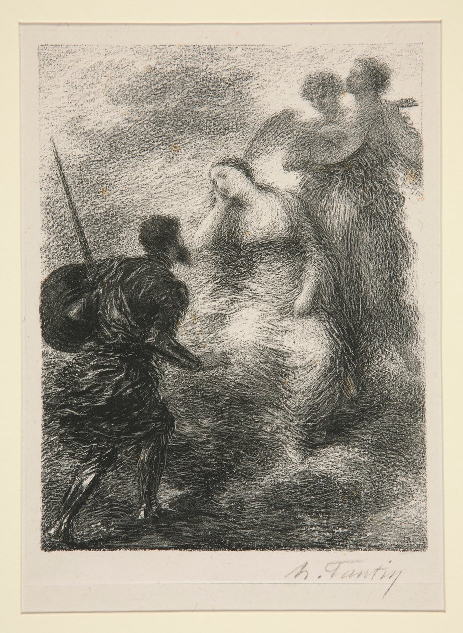 Vize Oberona od Ignace Henri Jean Fantin Latour