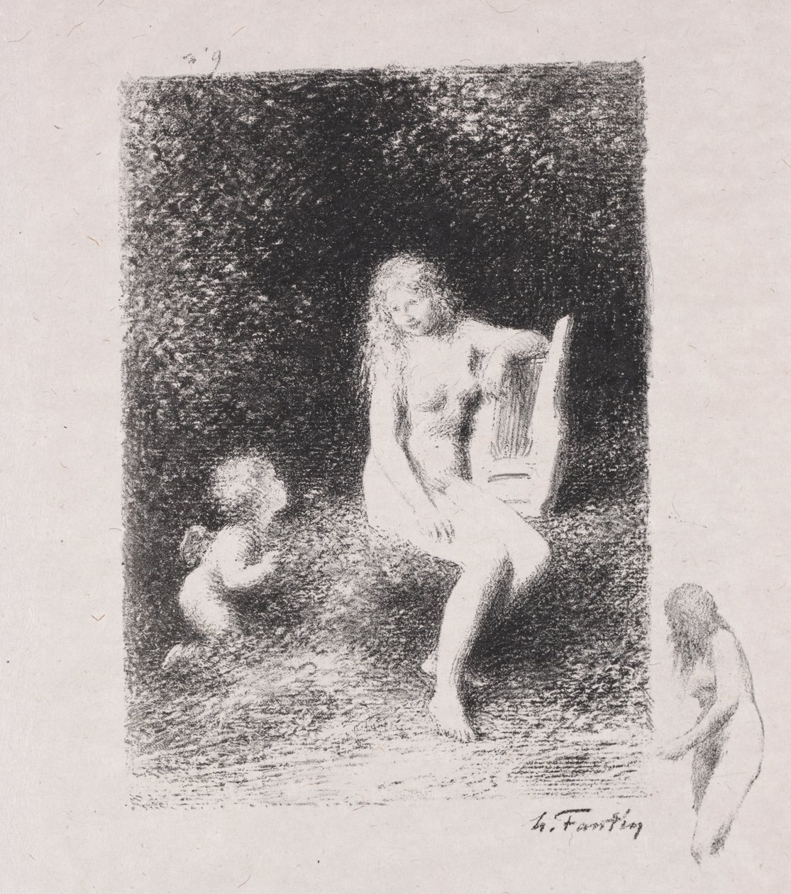 XXI od Ignace Henri Jean Fantin Latour