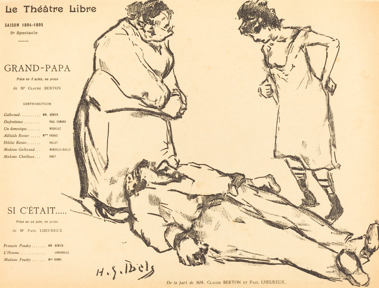 Dědeček; Pokud to bylo od Henri Gabriel Ibels