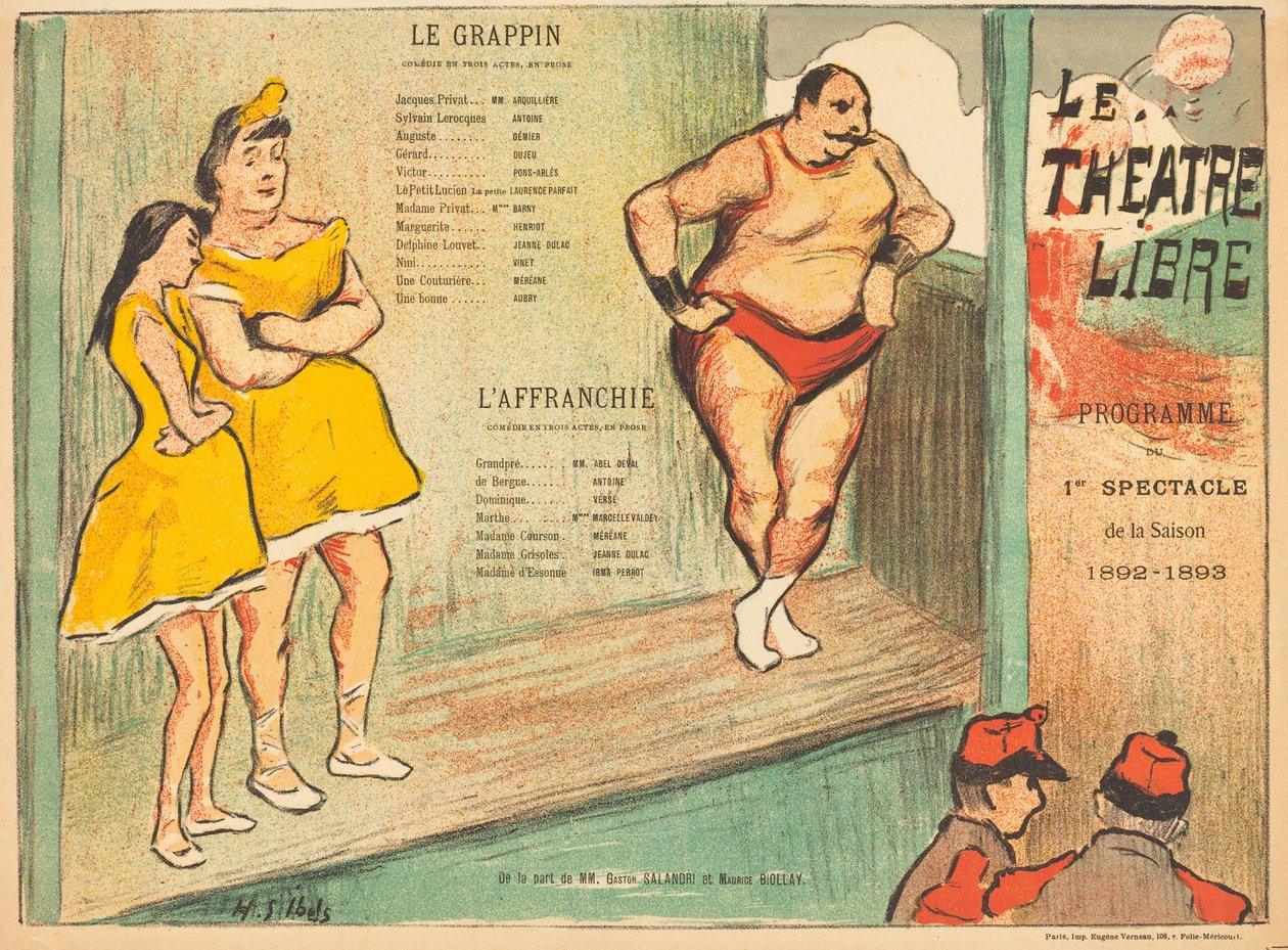 The Grapple; Freedman od Henri Gabriel Ibels