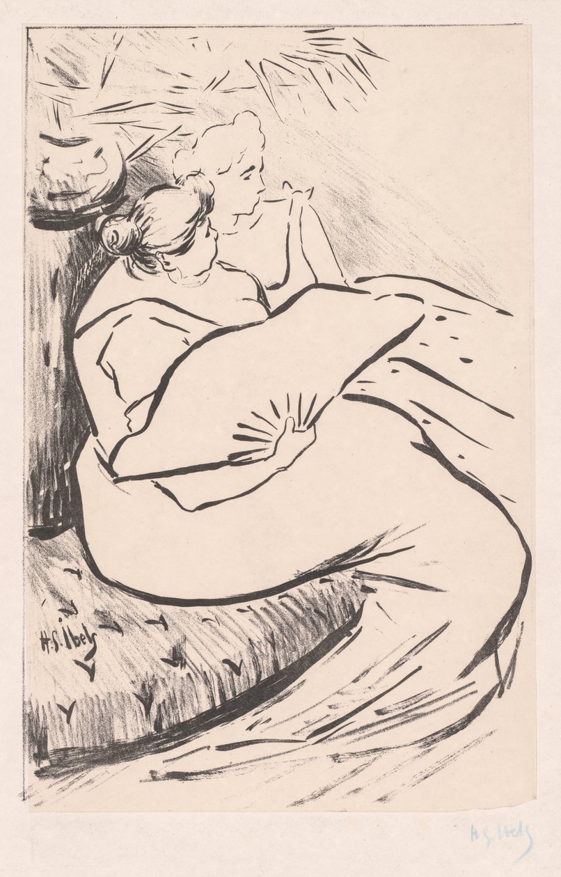 Sedící žena, ca. 1895-1900. od Henri Gabriel Ibels